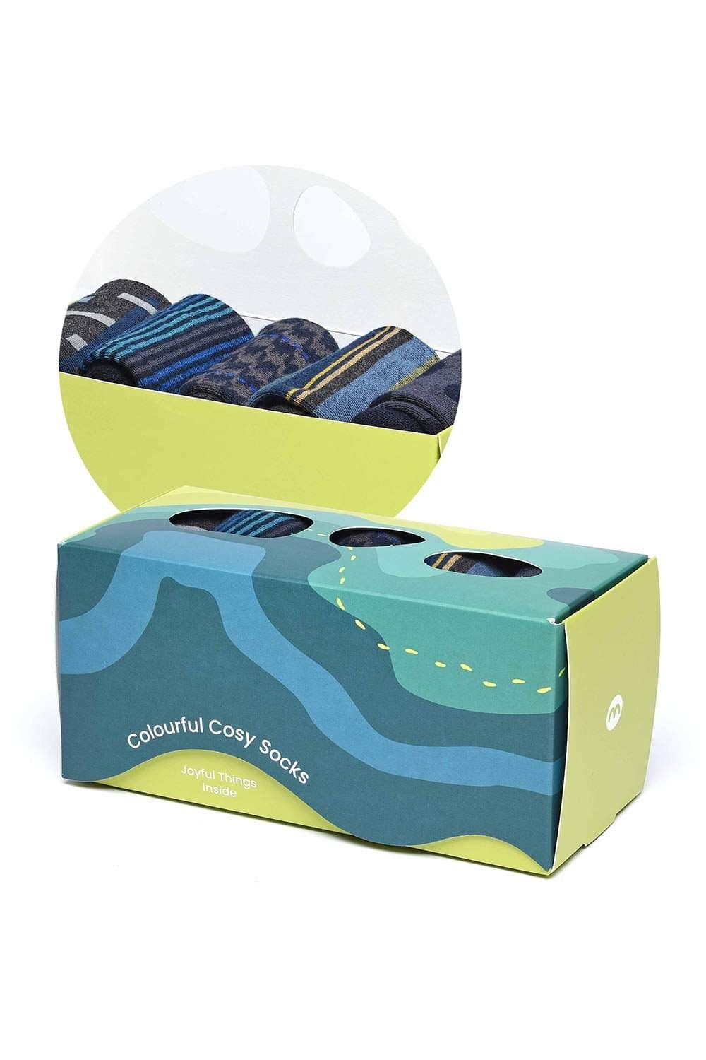 Moshulu Moshulu 'Hillside Sock Box' Men's 5 Sock Box