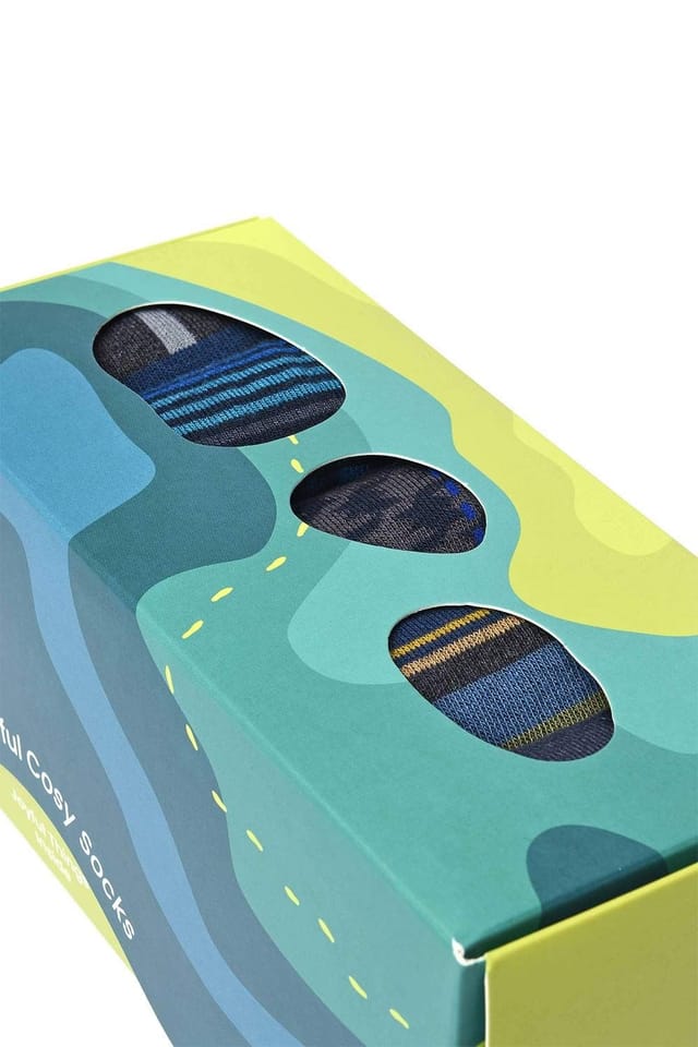 Moshulu Moshulu 'Hillside Sock Box' Men's 5 Sock Box - 2