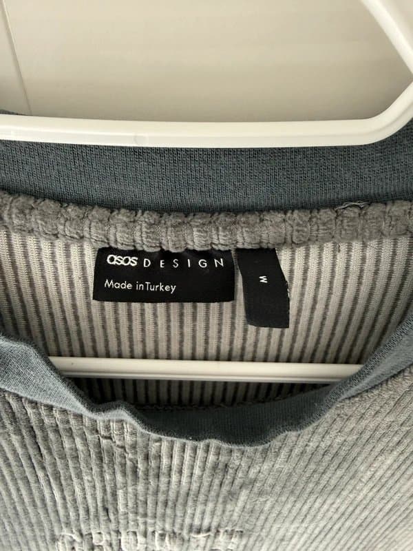 ASOS Design ASOS Design Cord T-Shirt - Grey