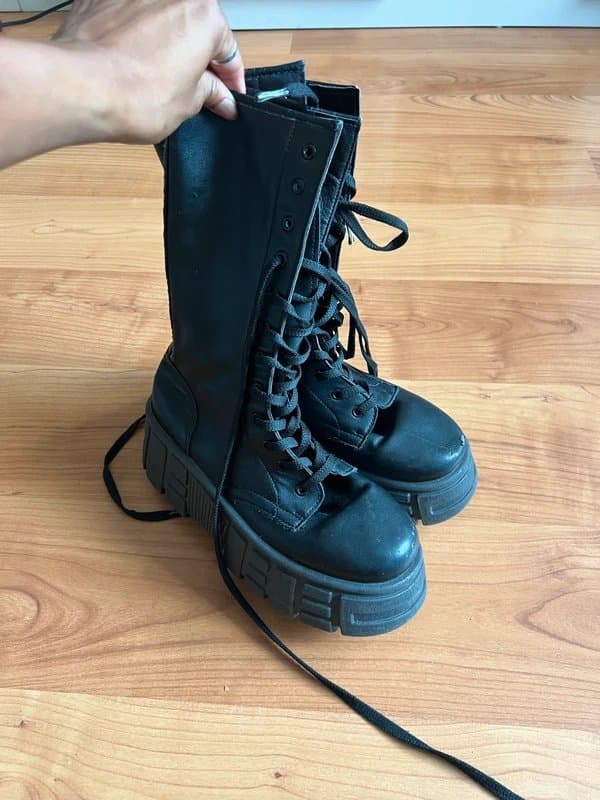 ASOS Chunky lace up boots