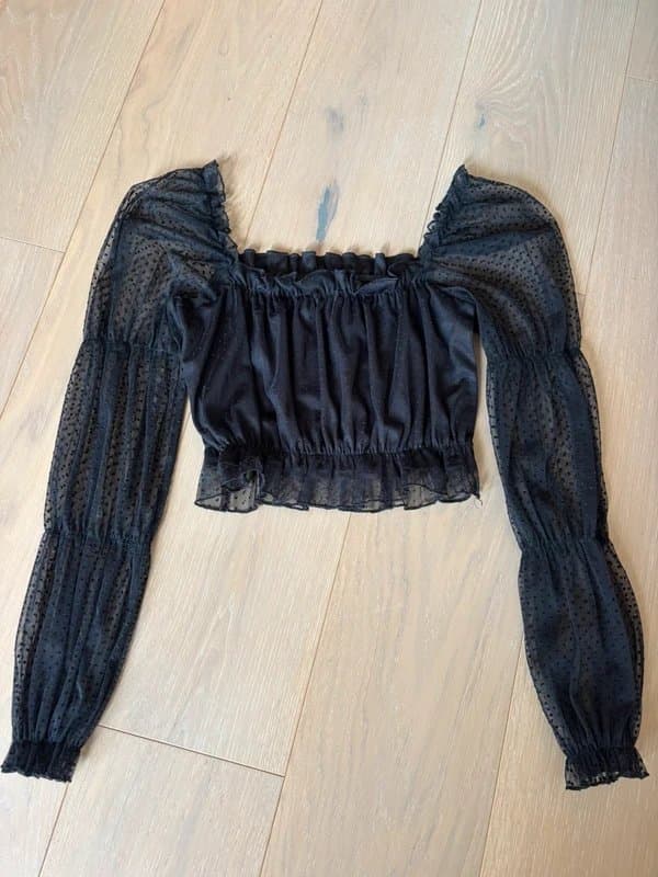 Topshop Topshop Polkadot Blouse Top