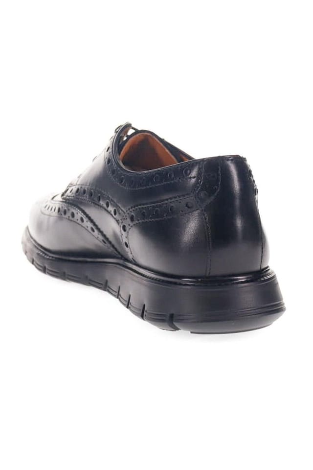 Jones Bootmaker Jones Bootmaker Men's LondonCity2 Brogue Derby Shoes in Black - 3