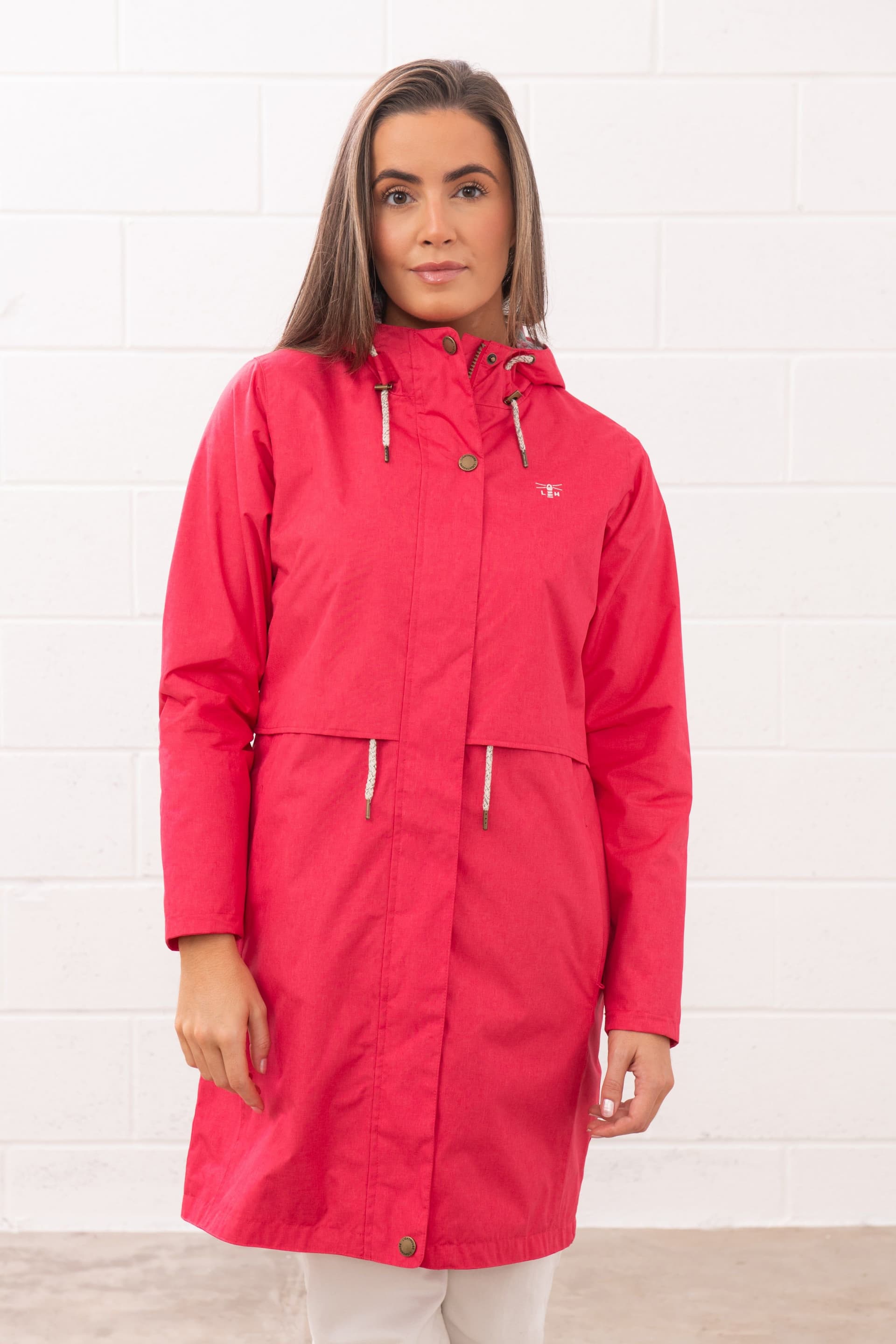 Lighthouse Clothing Lighthouse Clothing Women's Pippа Waterproof Coat in Raspberry