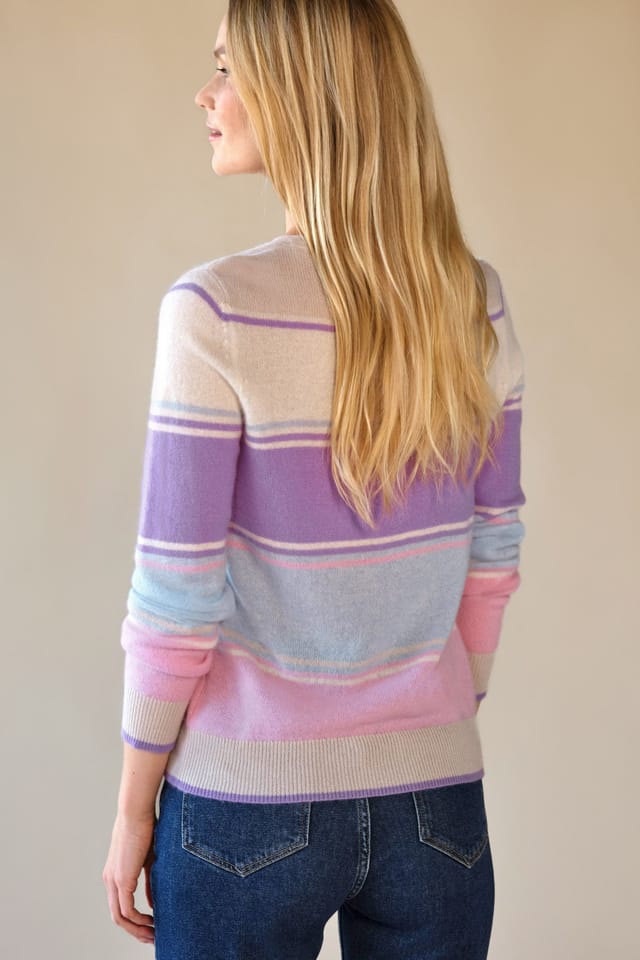 Pure Collection Pure Collection Women's Broad Stripe Gassato Jumper - 3