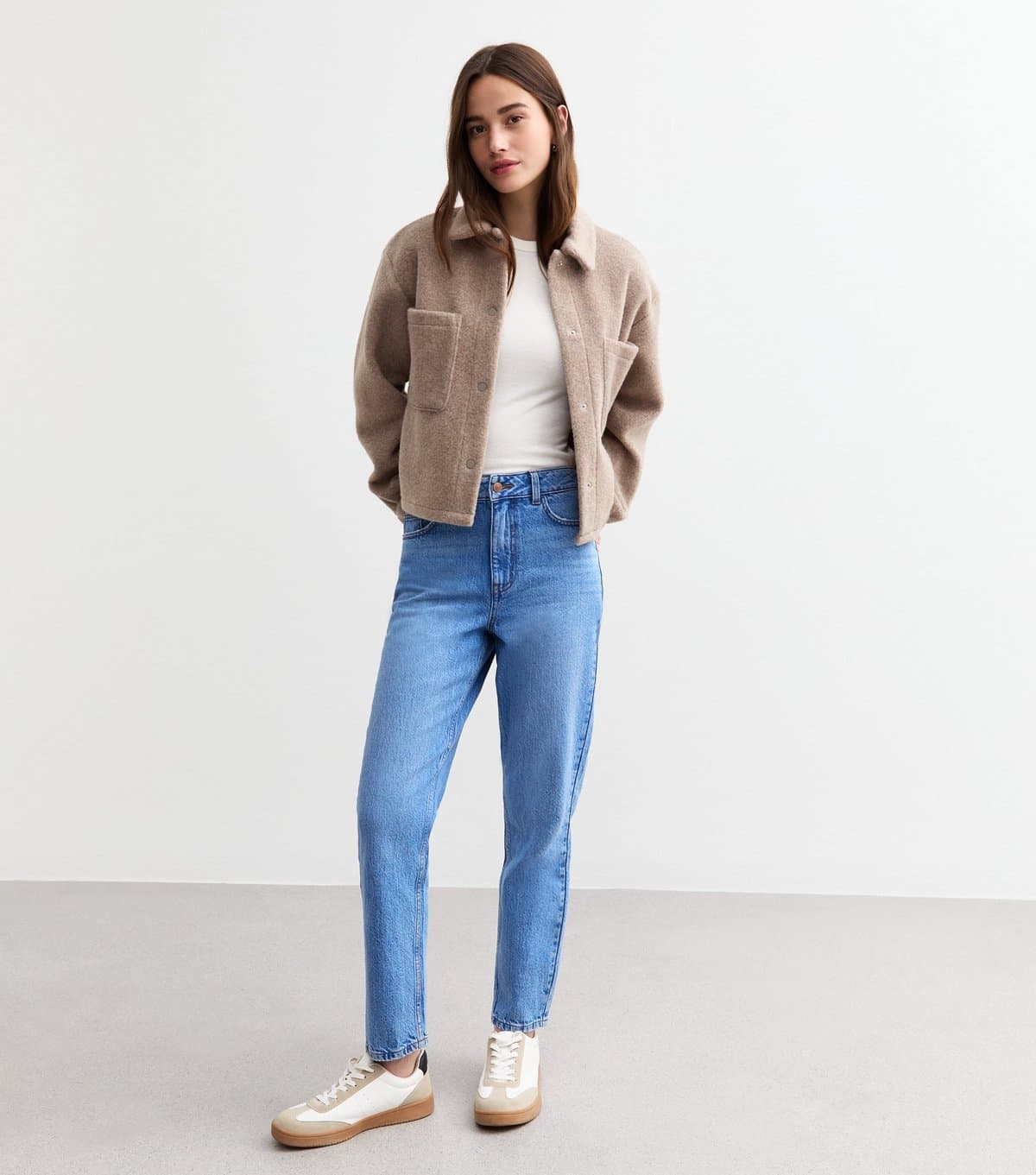 New Look New Look Bright Blue Slim Fit Denim Mom Jeans