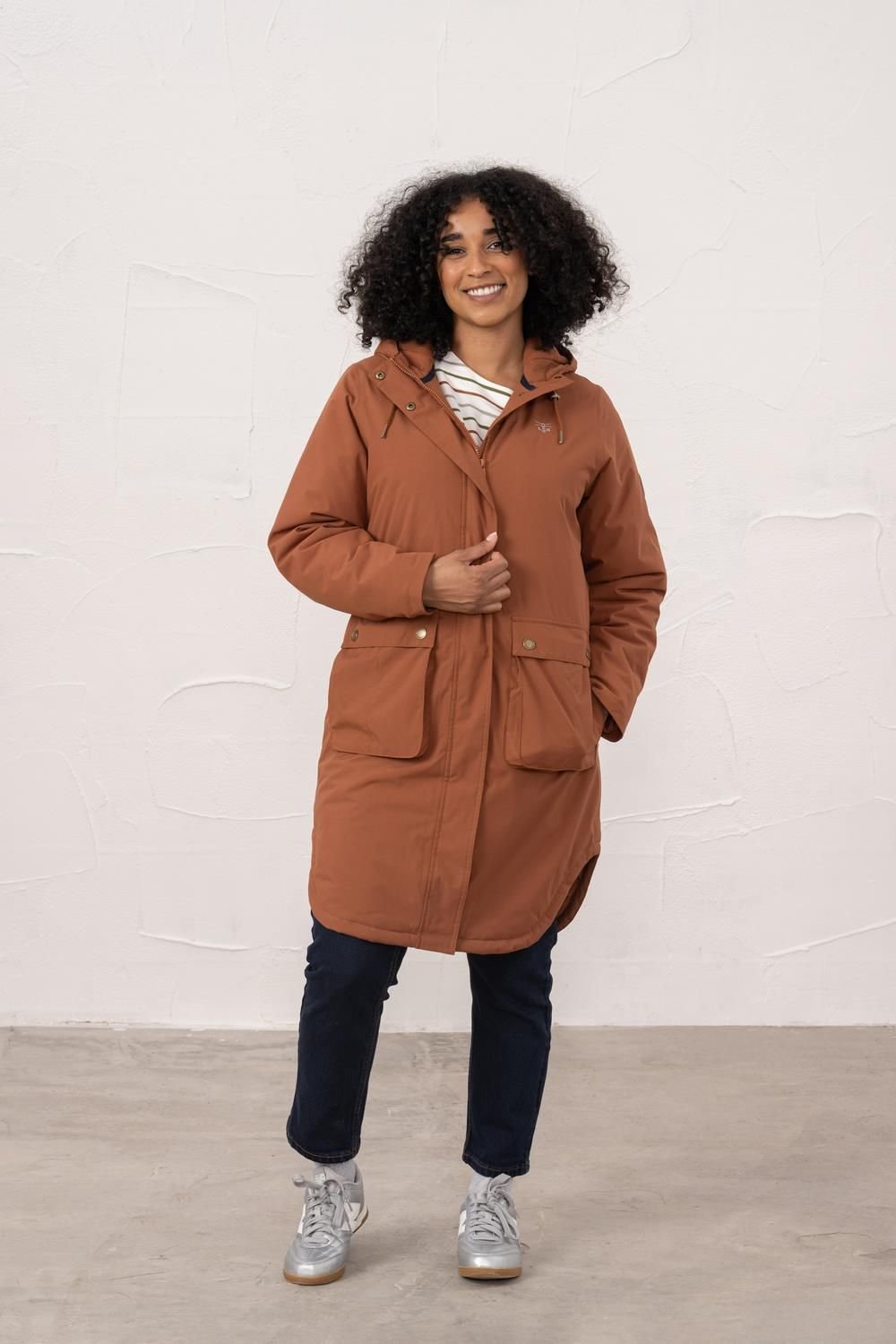 Lighthouse Clothing Lighthouse Clothing Women's Imogen Coat in Burnt Orange - 2