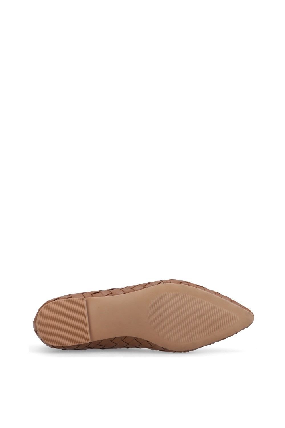 Hush Puppies Hush Puppies Women's Darla Woven Ballerina in Tan - 3