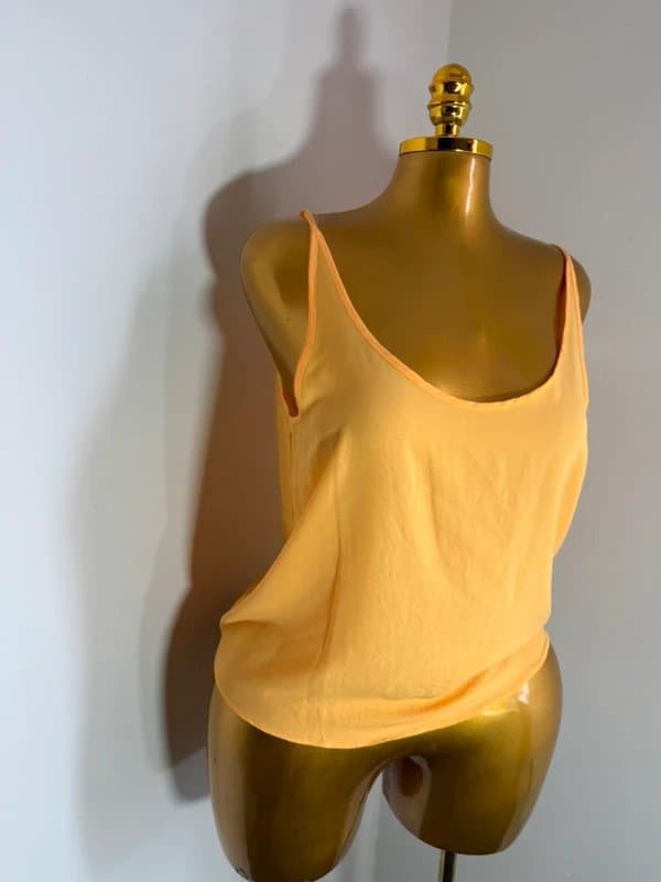 Primark Peach Basic Cami Top-Uk 14