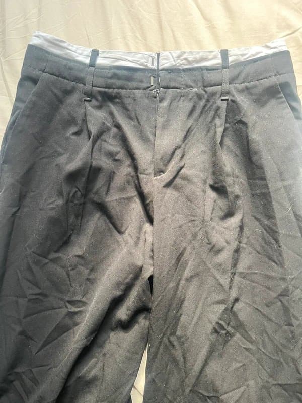 Bershka Wide leg tailored trousers
