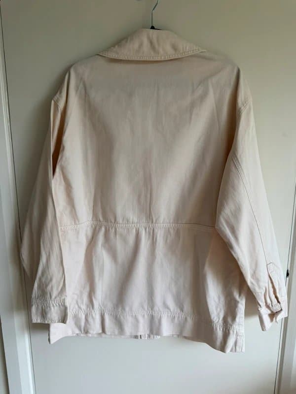 Topshop Topshop Oversized Utility Jacket Oatmeal/Cream UK 12