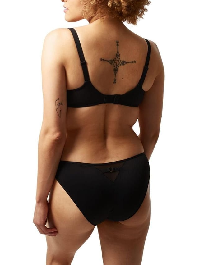 Chantelle Chantelle Women's Fleurs Half Cup Memory Bra in Black - 3
