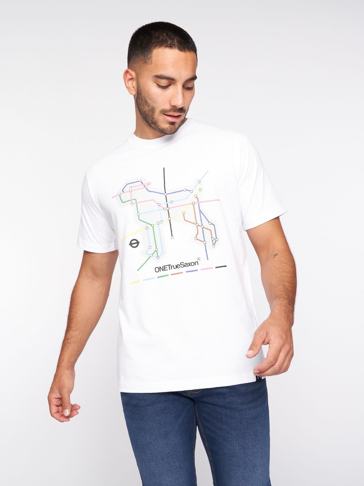 One True Saxon One True Saxon Men's Station T-Shirt in White