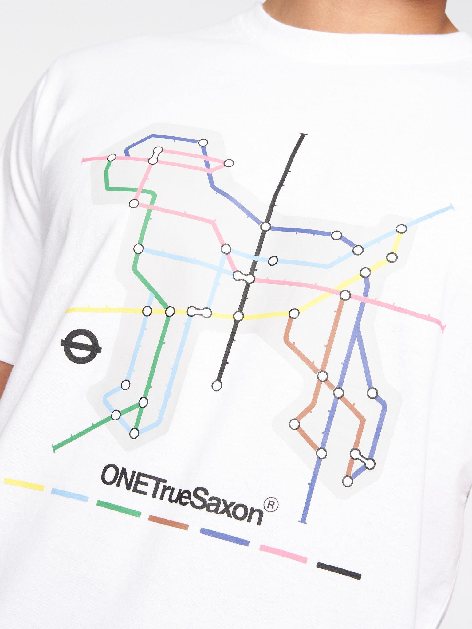 One True Saxon One True Saxon Men's Station T-Shirt in White - 2