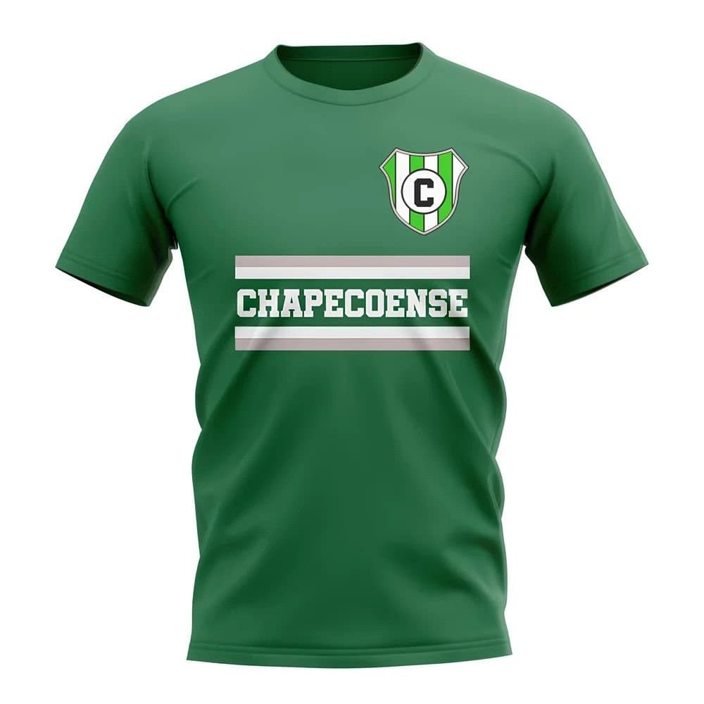 Chapecoense Chapecoense Men's Personalised Core Football Club T-Shirt in Green