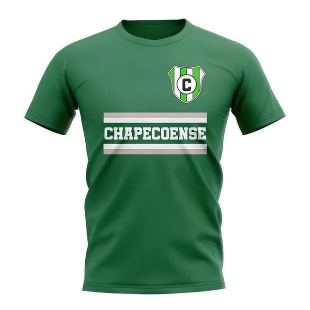 Chapecoense Chapecoense Men's Personalised Core Football Club T-Shirt in Green - 2