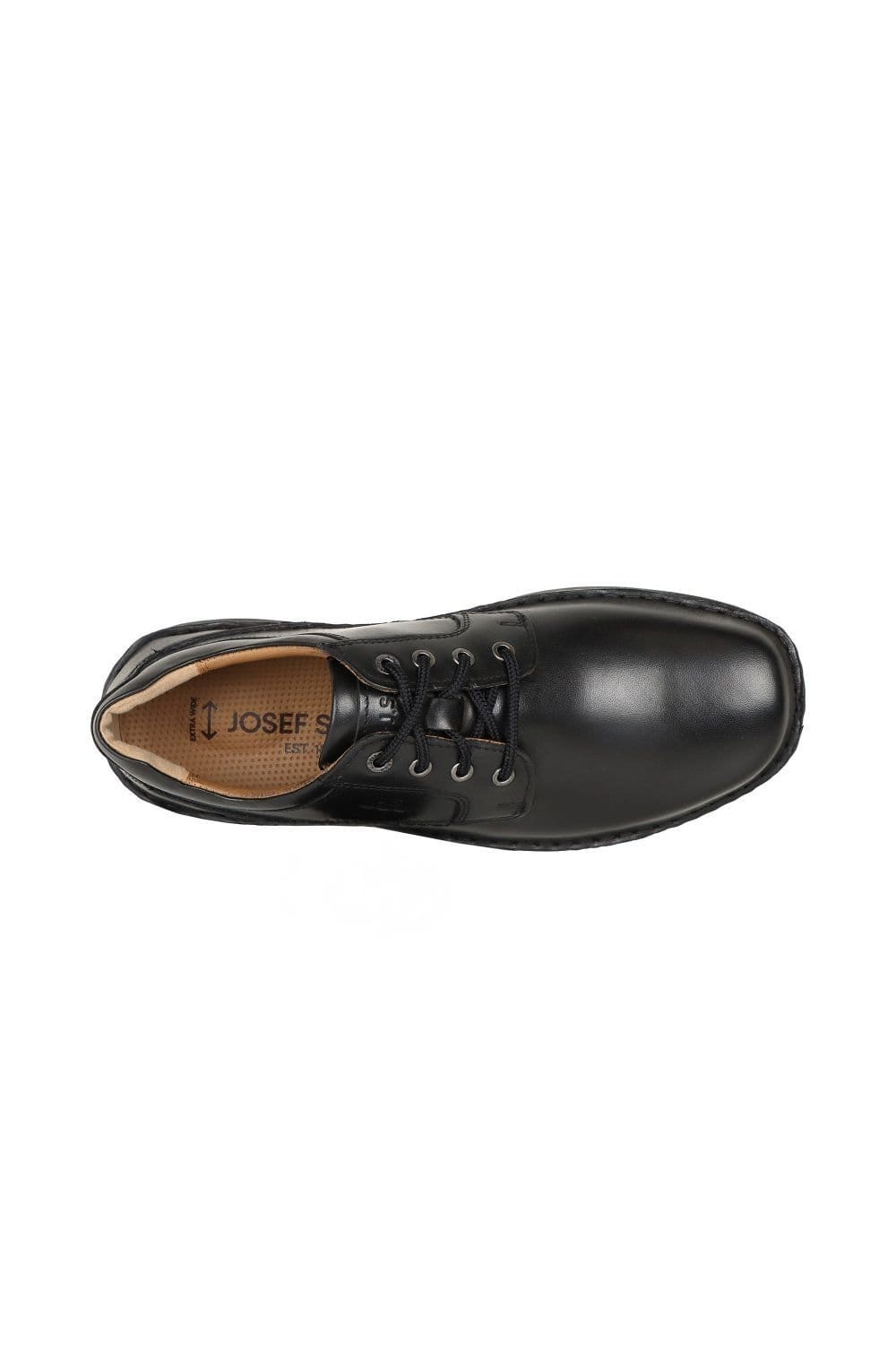 Josef Seibel Josef Seibel Men's 'New Anvers 06' Extra Wide Lace Up Shoes in Black - 4