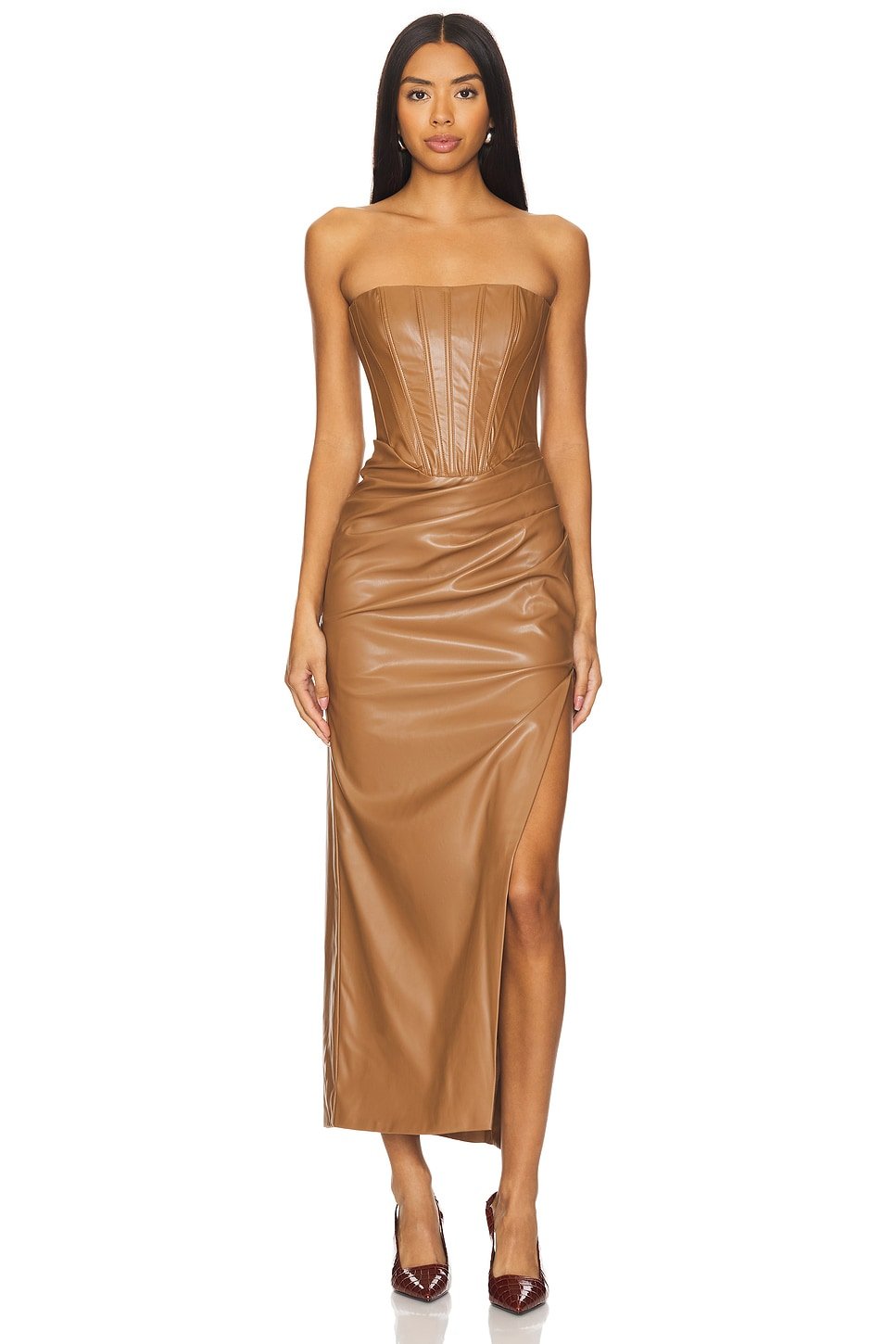 revolve Everlasting Faux Leather Dress - 1