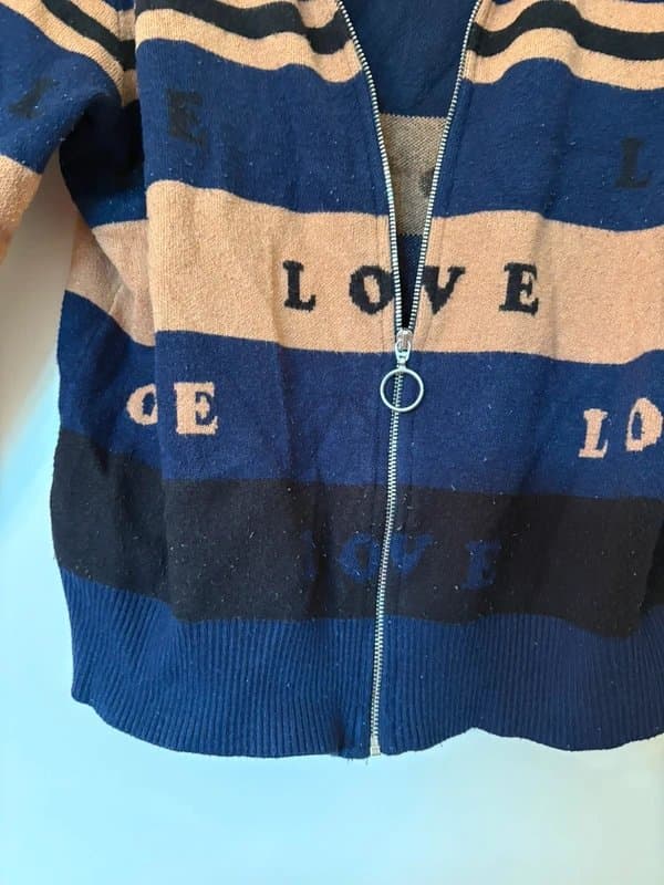 Never Fully Dressed Never fully dressed zip up knitted jacket