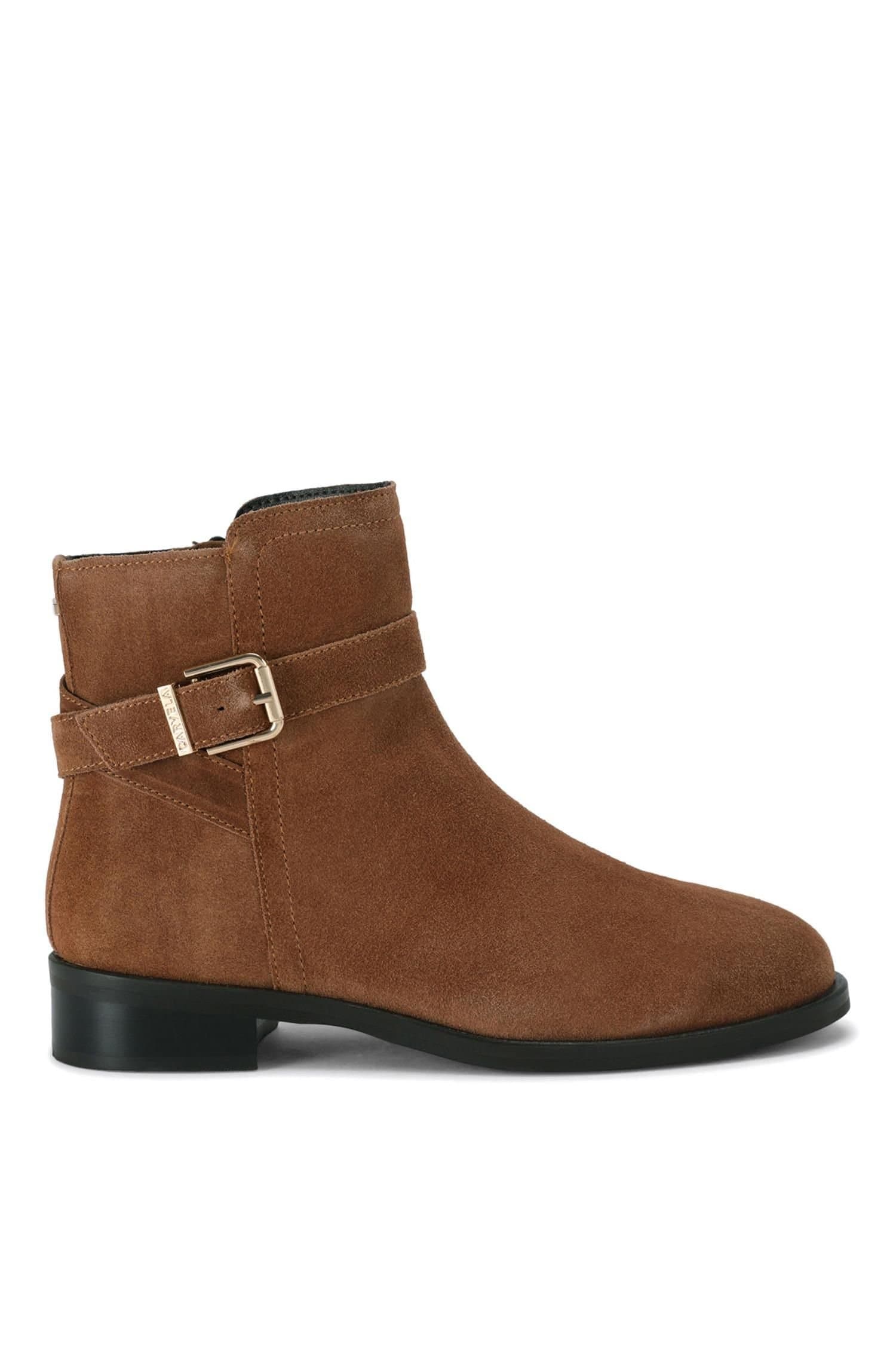 Carvela Carvela Women's 'Pienza Ankle Boot' Suede Boots in Tan