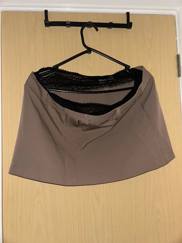 ASOS ASOS brown lace top mini skirt 12