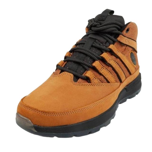 Timberland Timberland Men's Euro Trekker Leather Trainers in Brown - 3