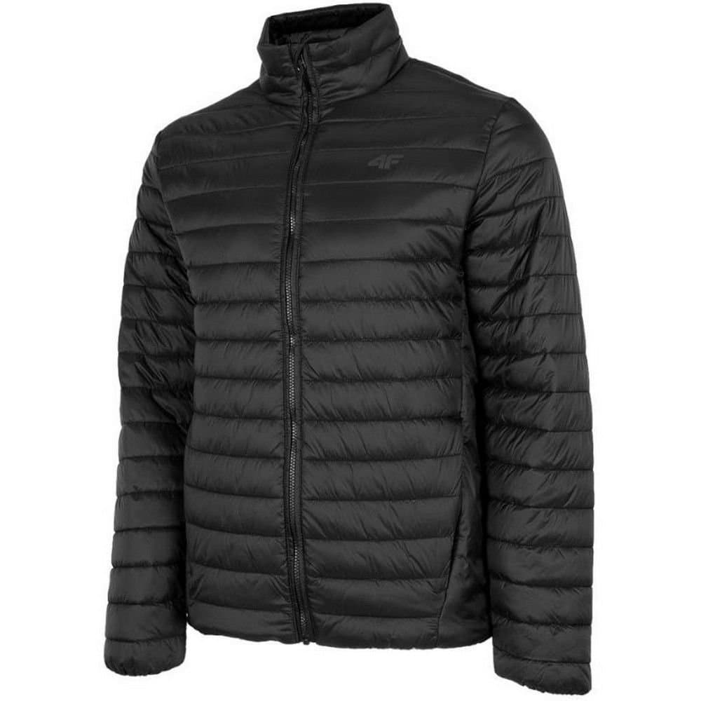 4F 4F Men's Quilted Jacket in Black