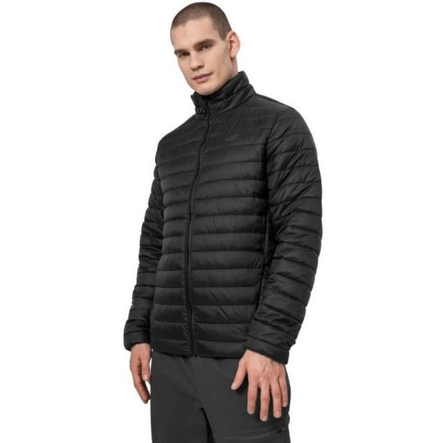 4F 4F Men's Quilted Jacket in Black - 3