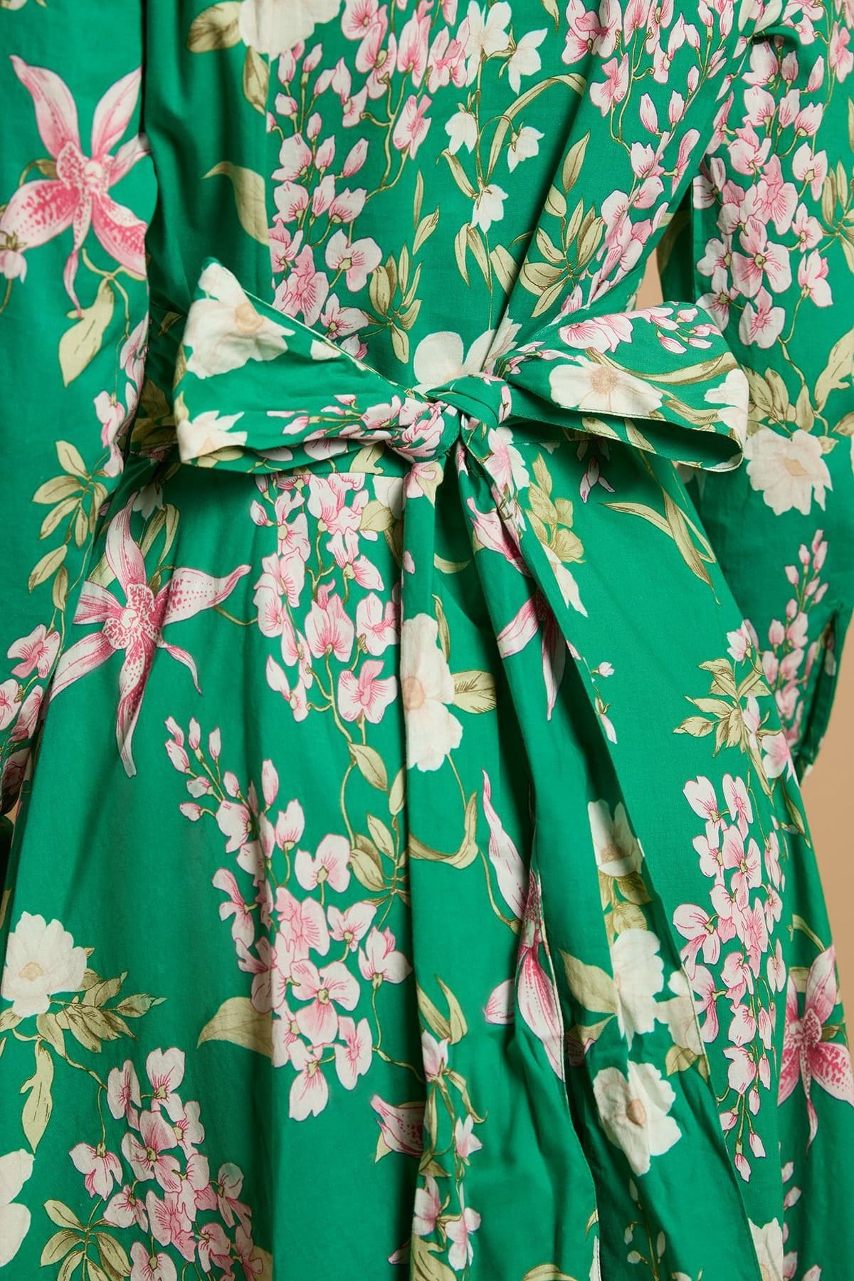 Oasis Oasis Women's Petite English Rose Garden Shirt Dress in Green - 4