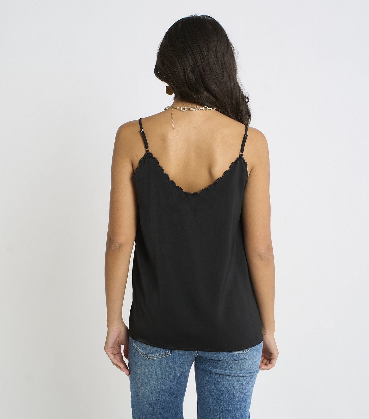 Gini London Women's Black Satin Cami Top Gini London New Look - 4