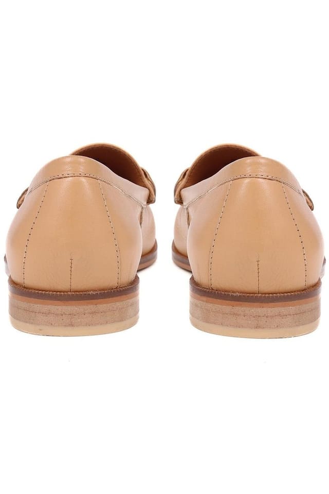 Jones Bootmaker Jones Bootmaker Women's Tadley Leather Loafers in Tan - 3