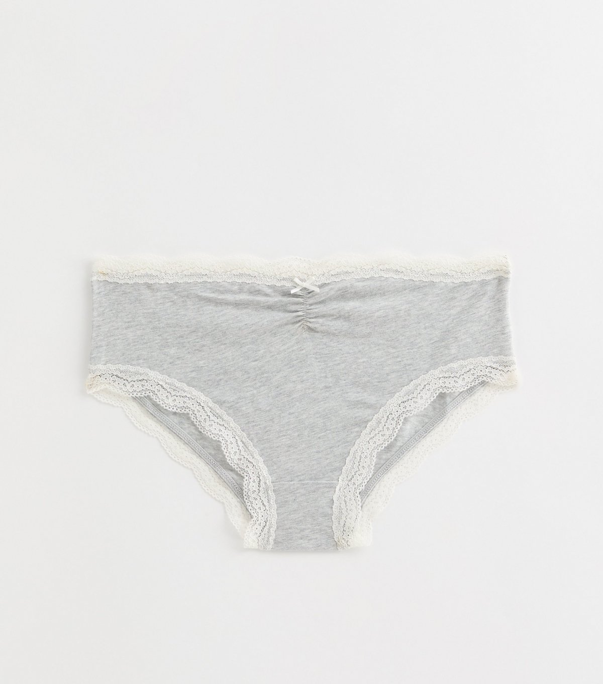 New Look Girls' Grey Contrast Trim Briefs New Look - 1