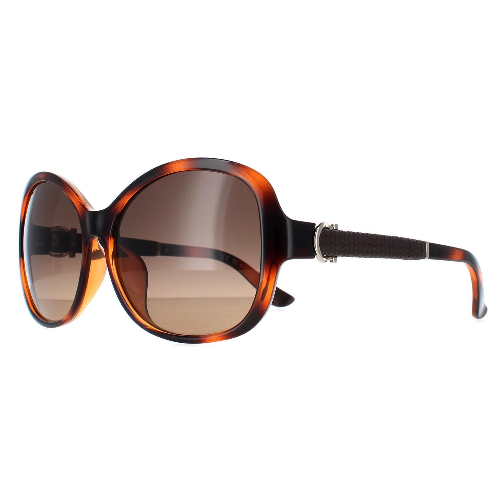 Salvatore Ferragamo Salvatore Ferragamo Women's Butterfly Tortoise Brown Gradient SF744SLA - 2