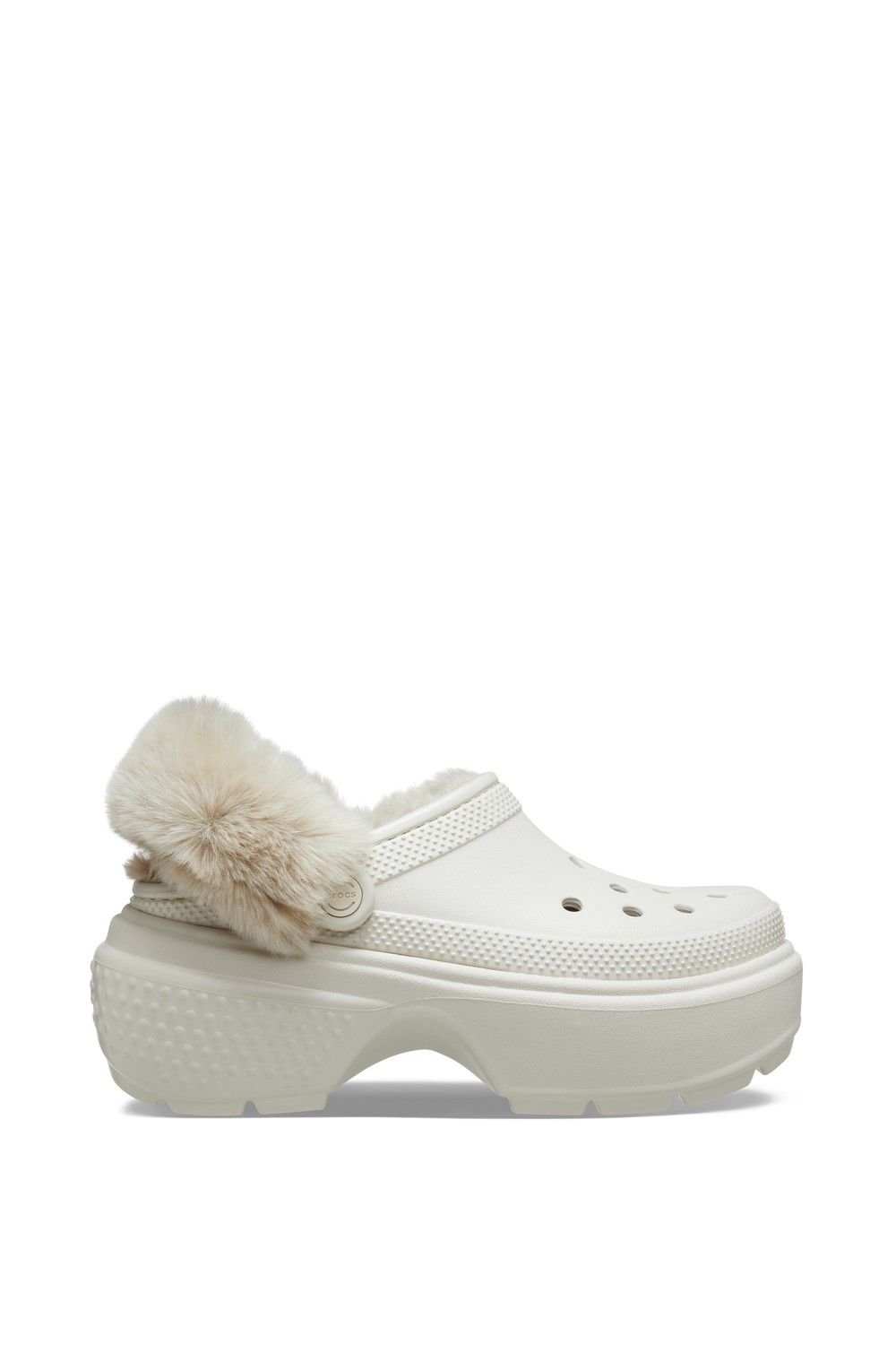 Crocs Crocs Women's Stomp Lined Clog in White - 2