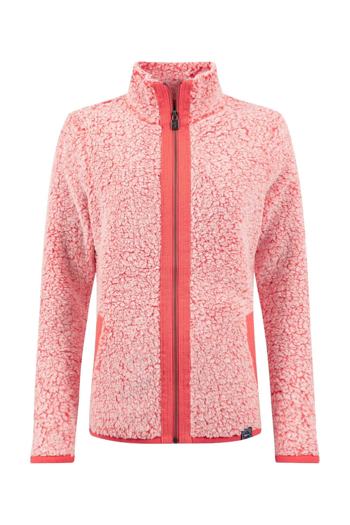 Weird Fish Weird Fish Women's Clove Cosy Full Zip Fleece in Coral - 2