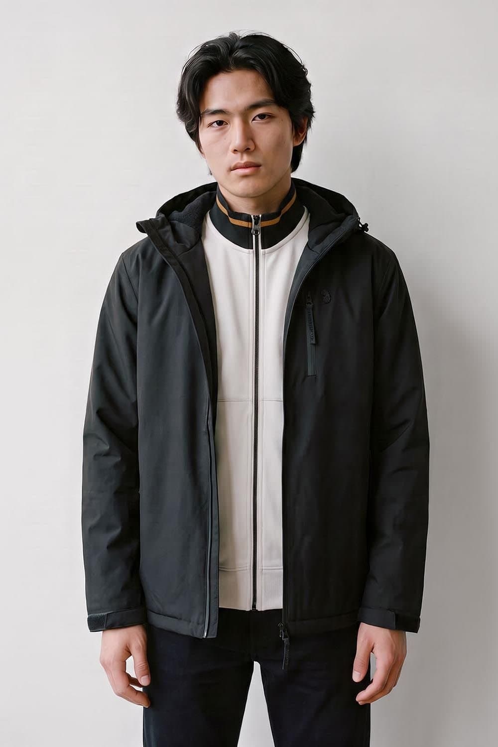 Luke 1977 Luke 1977 Men's Hamburg Hooded Jacket in Black