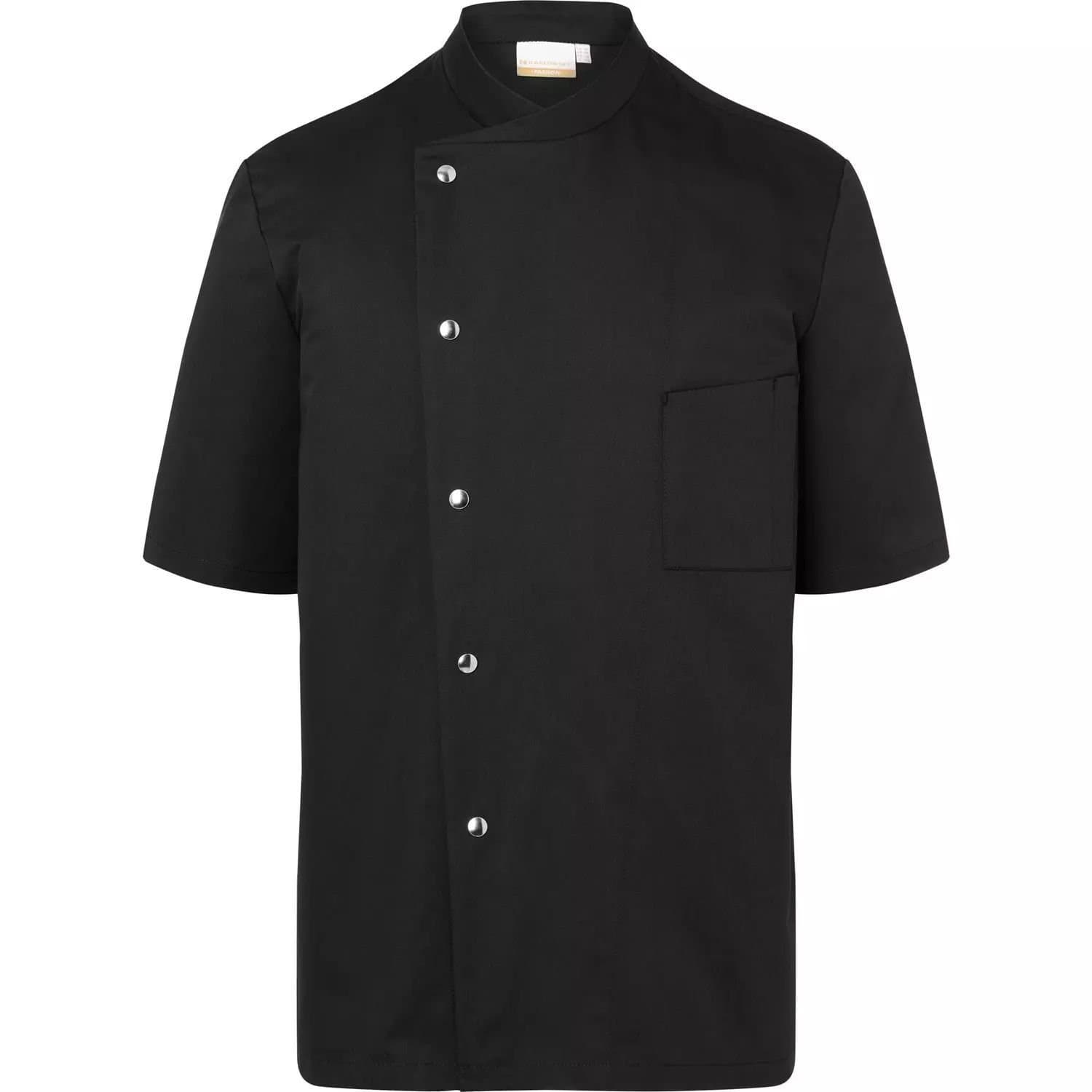 Karlowsky Karlowsky Men's Gustav Short-Sleeved Chef Jacket in Black