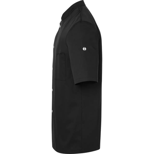 Karlowsky Karlowsky Men's Gustav Short-Sleeved Chef Jacket in Black - 3