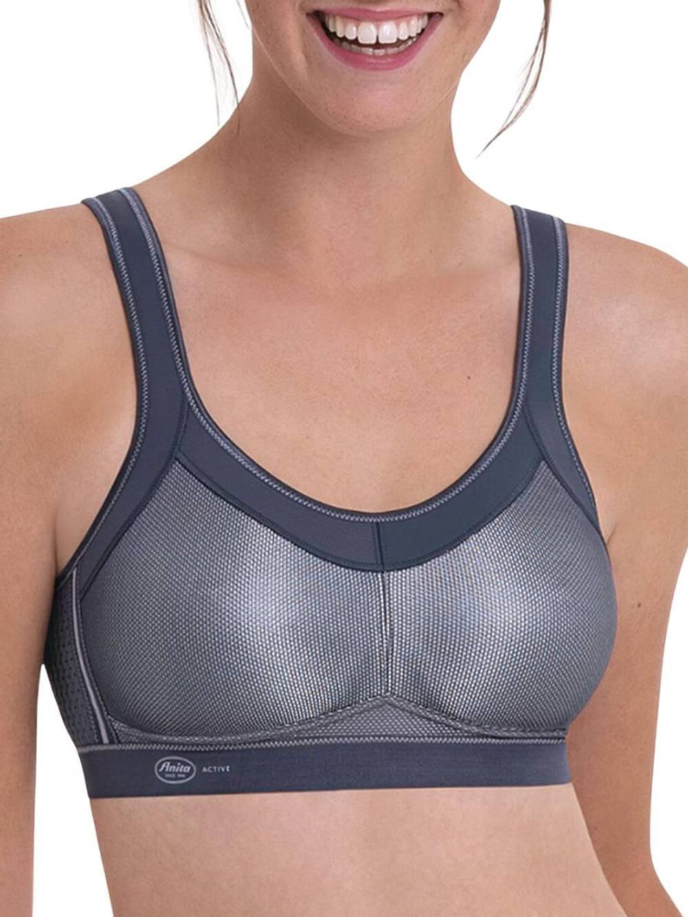 Anita Anita Women's Momentum Sports Bra in Grey - 2