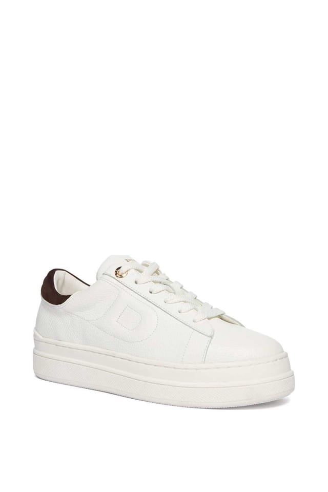 Dune London Dune London Women's 'Eden' Leather Trainers in White - 2