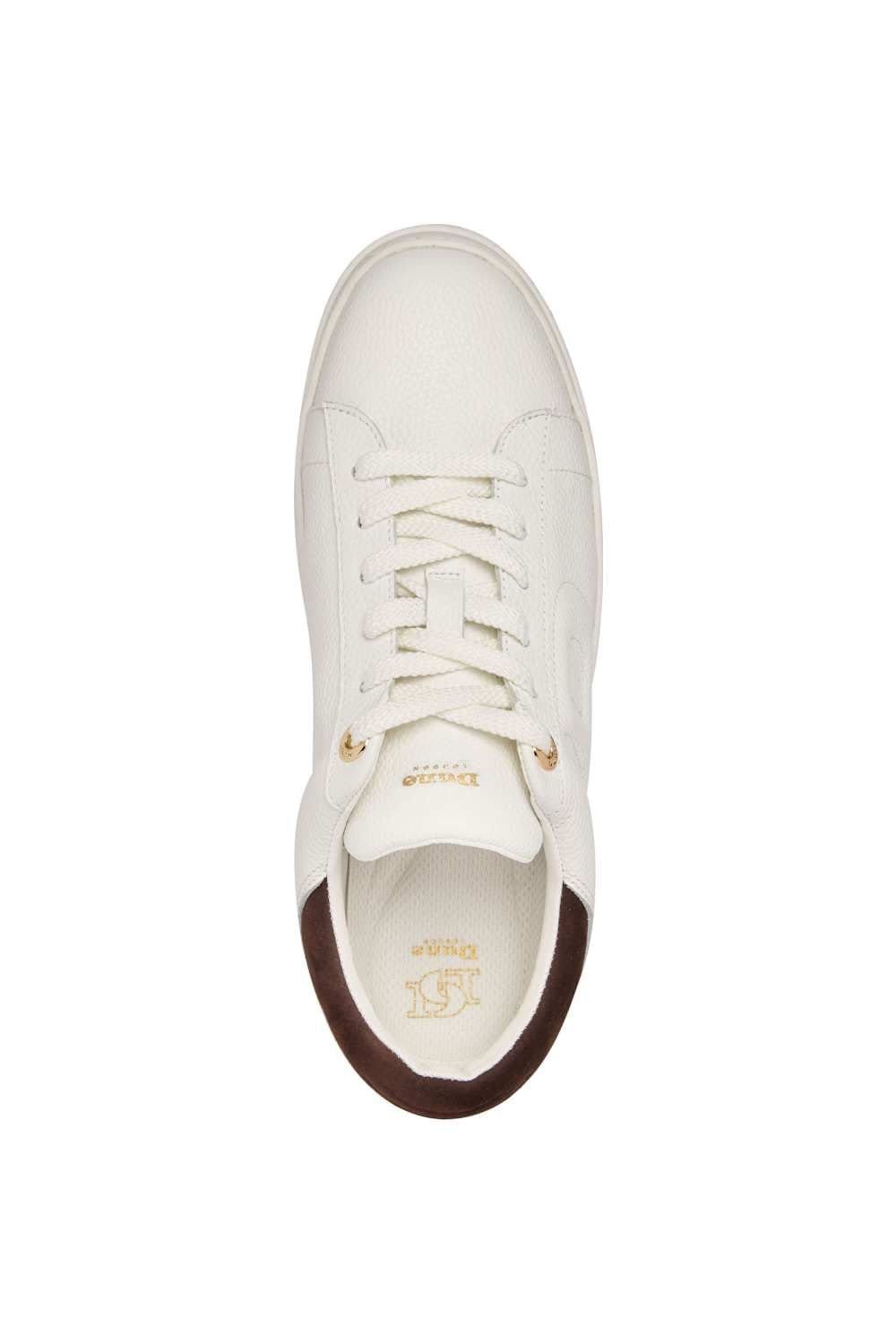 Dune London Dune London Women's 'Eden' Leather Trainers in White - 4