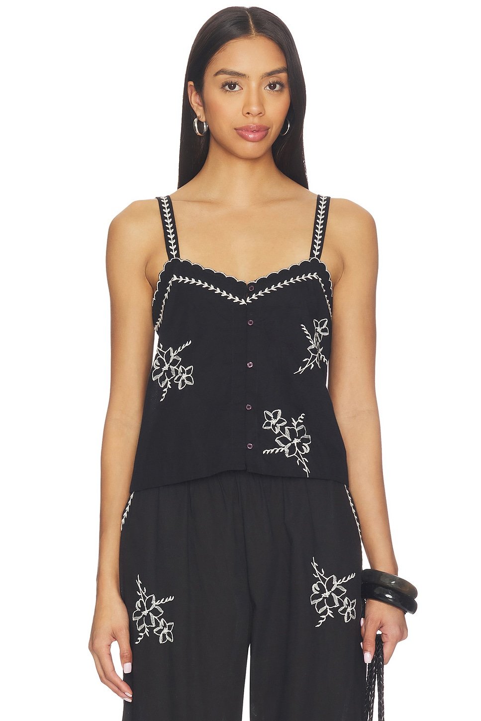 revolve The Weekend Tank With Hanky Embroidery - 1