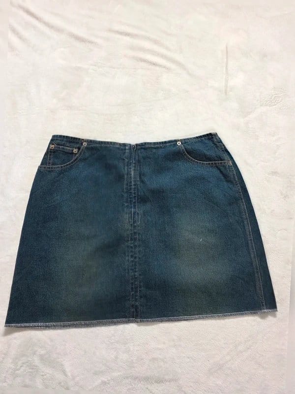 NJ Jeans Navy Blue Denim Mini Skirt