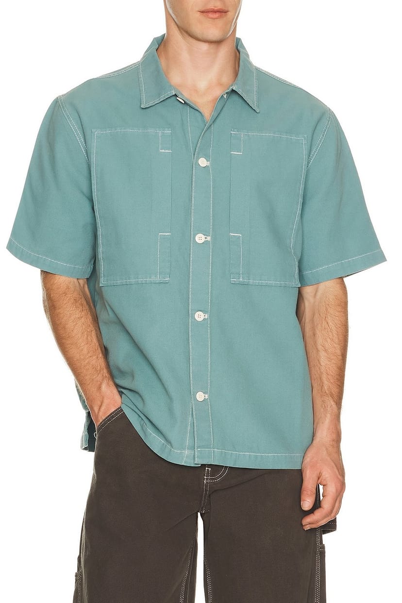revolve Short Sleeve Painter Shirt - 1