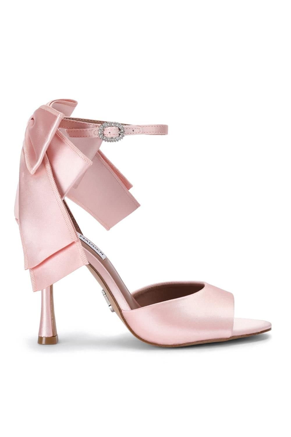 Steve Madden Steve Madden Pink Fabric Heels