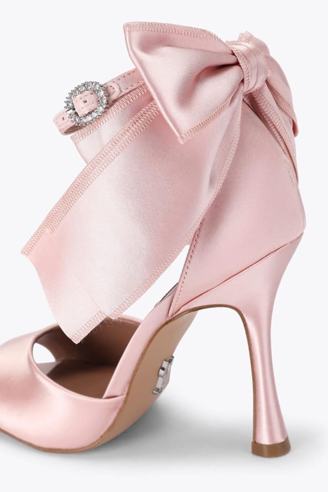 Steve Madden STEVE MADDEN Women's 'Bougie Pink' Fabric Heels in Pink - 3