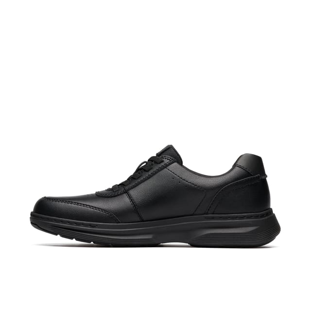 Clarks Clarks Men's Craftwell Lace Black Leather Lace Up - 2