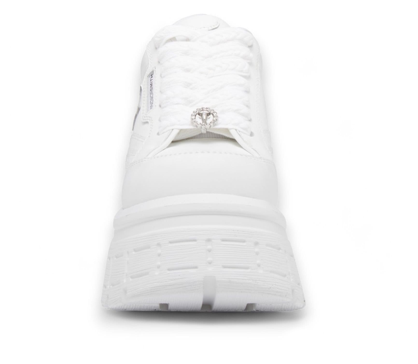 Windsor Smith Windsor Smith Women's Chunky Leather Sneakers - Swerve in White - 4