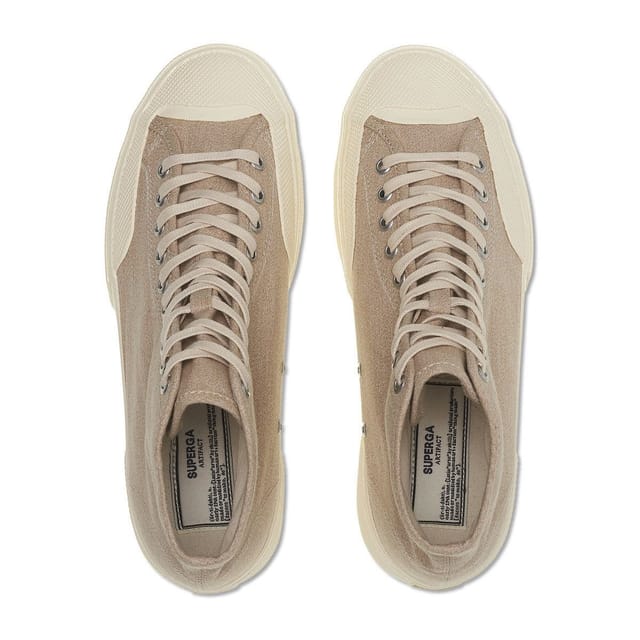 Superga Superga Men's 2433 Csv Salt Pepper High Tops in Yellow - 3