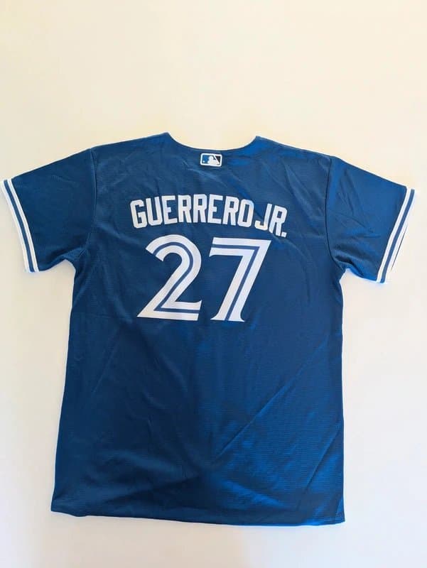 Nike Nike Toronto Blue Jays Guerrero Jr #27 MLB Jersey Youth L 14-16