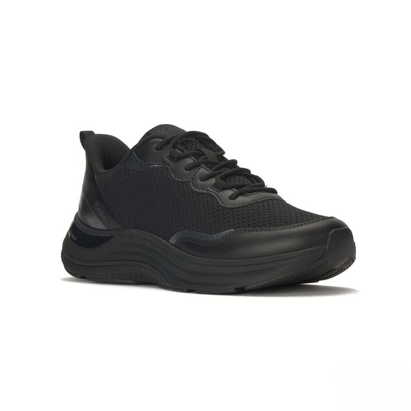 keds Keds Women's Blissmove Lace Mesh Leather Sneaker in Black - 1